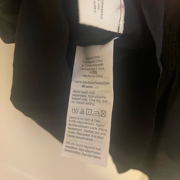 Madewell silk v neck peplum top size small - Picture 10 of 11